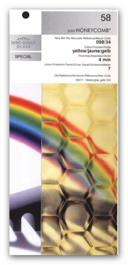 Honeycomb gelb-Wabe